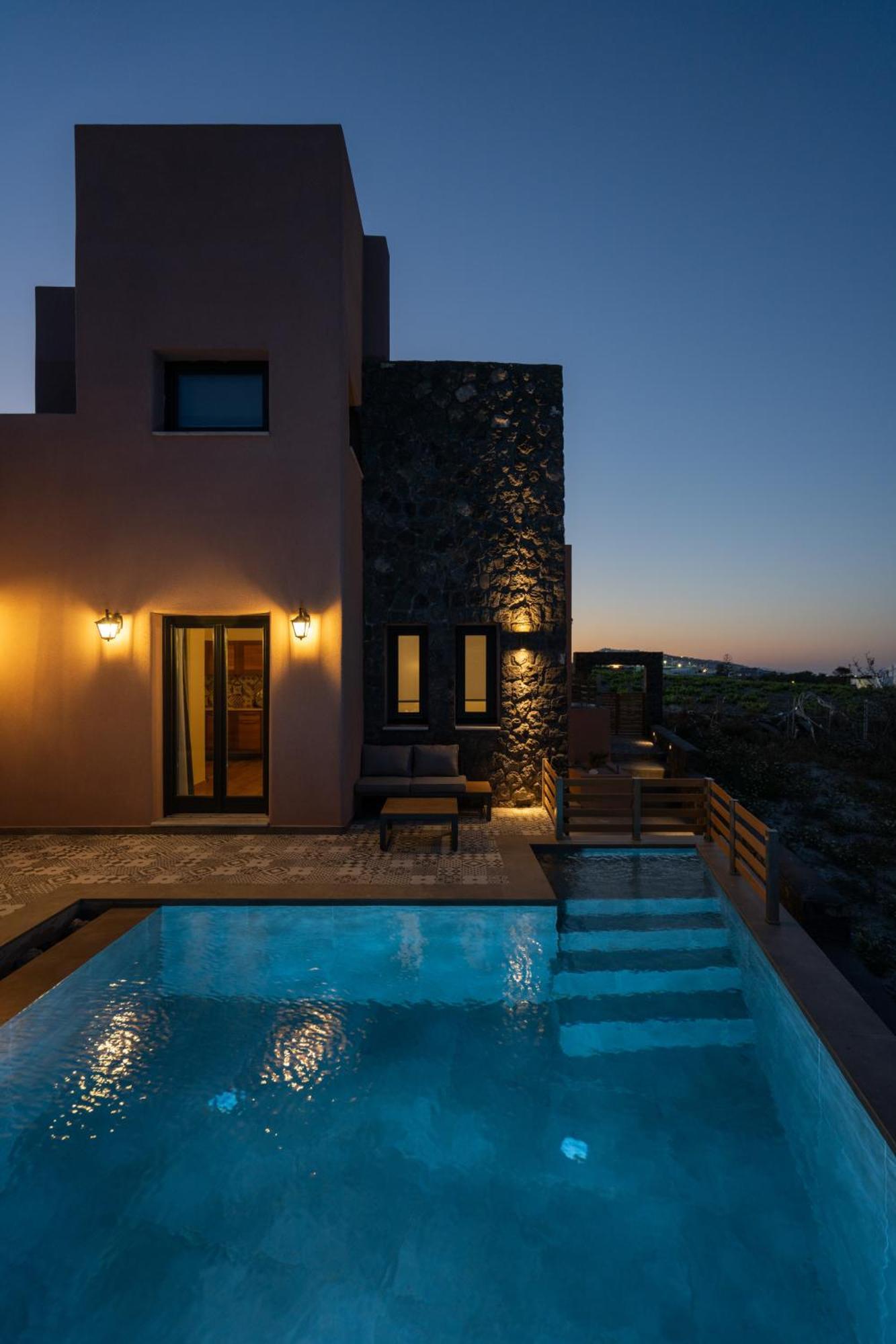 Golden Moments Luxury Stone Villas A Mesaria Chambre photo